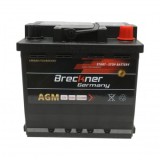 Baterie auto AGM start-stop 12V/50Ah, 680A la pornire 207x175x190mm Breckner Germany