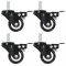 Gossi roti pivotante cu frane, 8 buc., 50 mm