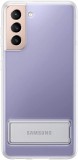 Husa de protectie Samsung pentru Galaxy S20 FE, Clear Standing Cover, Transparent