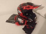 Cumpara ieftin Casca moto/enduro/atv +Ochelari+Manusi+Cagula