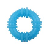 Jucarie pentru caini, forma de Inel cu Tepi, 12 cm, albastru