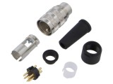 Conector BINDER M16 5 pini 6A 150V mufă tată lipire cablu 99 2013 29 05