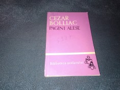 CEZAR BOLLIAC - PAGINI ALESE foto