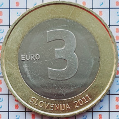 Slovenia 3 euro 2011 - Anniversary of Independence - km 101 - A030