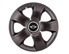Set 4 capace roti Bis Negru R14 pentru gama auto Mini Cooper