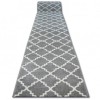 Traversa Sketch F343 gri și alb marocani Trellis, 70 cm, Dreptunghi, Polipropilena