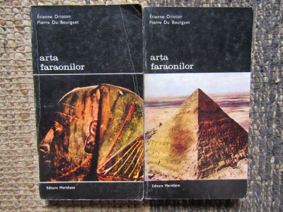 ARTA FARAONILOR - ETIENNE DRIATON / PIERRE DU BOURGUET -BUC. 1972 VOL.I-II foto