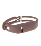 Brațara TPU pentru Fitbit Flex (Click ON), maro, Oem