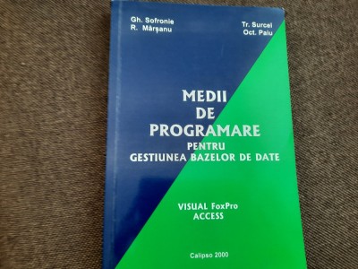 Medii de programare pentru gestiunea bazelor de date Visual FoxPro. Access foto