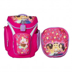 Ghiozdan scoala Explorer + sac sport, LEGO Core Line - roz Friends Cupcake foto