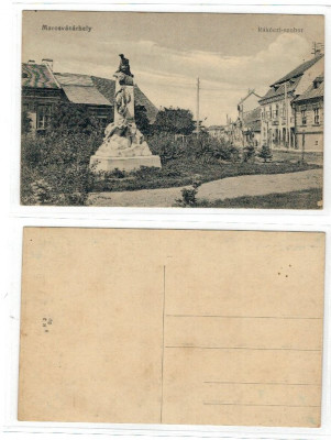Targu Mures 1910(aprox.) - Statuia Rakoczi, ilustrata necirculat foto