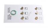 Set Injectoare Gaz GB G30-30mbar Aragaz Beko FSGT62110GWO, Duze Propan/Butan - Piese Aragaz
