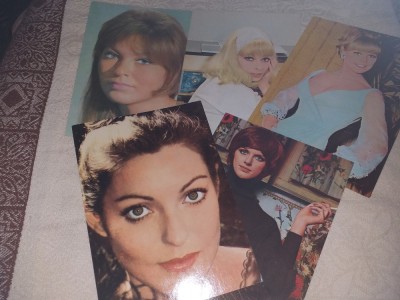 SET 5 CARTI POSTALE ACTRITE 1976-1978 foto