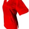 Halat Medical Pe Stil, Rosu cu Elastan, Model Sanda - XS