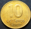Moneda 10 CENTAVOS - ARGENTINA, anul 2006 *cod 2860 = UNC, America Centrala si de Sud