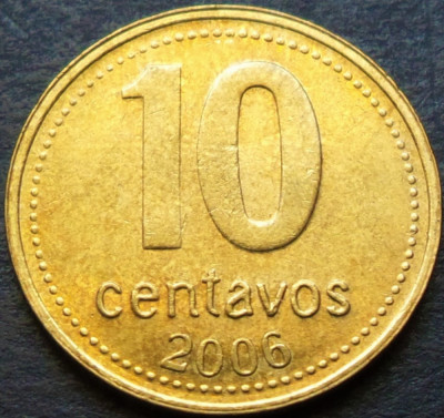 Moneda 10 CENTAVOS - ARGENTINA, anul 2006 *cod 2860 = UNC foto