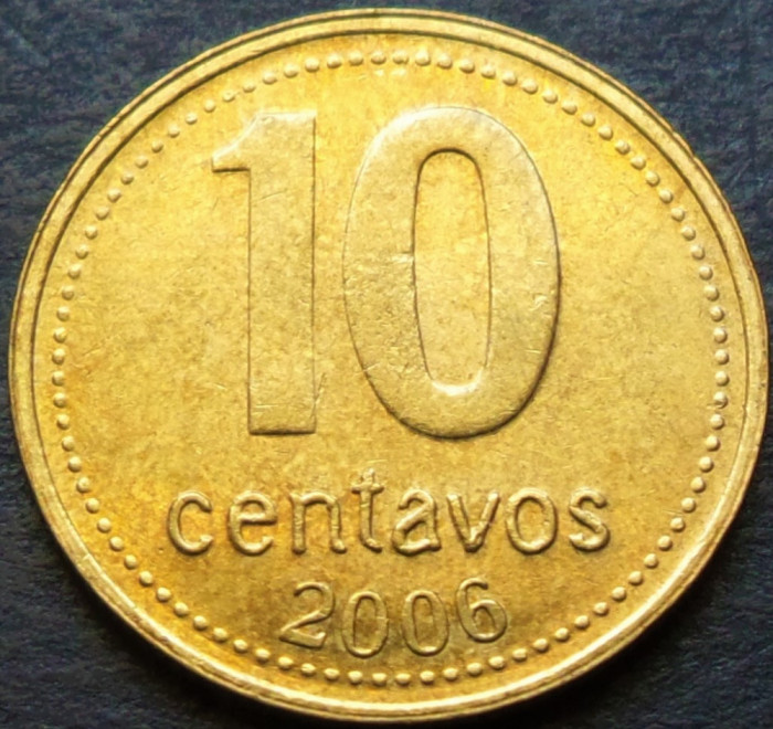 Moneda 10 CENTAVOS - ARGENTINA, anul 2006 *cod 2860 = UNC