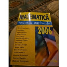 Matematică pentru testarea națională - Gina Caba, Dumitru Săvulescu, Dana Radu, Nadia Bărbieru, Adrian Ciupițu, Dan Popoiu, Romica Zăbrăuțanu