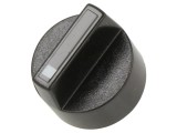 Buton rotativ negru &Oslash;18mm