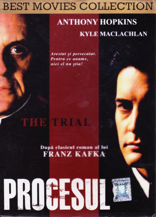 DVD Film de colectie: Procesul ( supracoperta; sub. romana; vezi descriere )