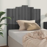 Gossi tablie de pat, gri, 106x4x110 cm, lemn masiv de pin