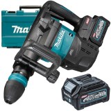 Makita HM001GM201 XGT - Demolator SDS-Max cu 2 acumulatori Li-Ion 40 V 4 Ah 9.4 J valiza plastic