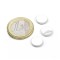 Disc metalic cu autoadeziv, &Oslash;10 x 2 mm, alb