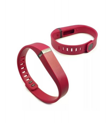 Bratara TPU pentru Fitbit Flex-Mărime S-Culoare Roșu &amp;icirc;nchis foto