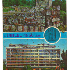 CPIB 18609 CARTE POSTALA - TURNU SEVERIN. JUBILEU 1850 ANI, RUINE, HOTEL PARC