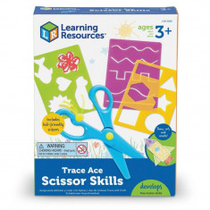 Joc creativ Desenat si decupat Learning Resources, 7 piese, 3 ani+