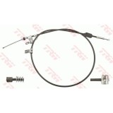 Cablu frana mana Toyota Corolla Verso (Zer, Zze12, R1), 03.04-04.09, punte spate, Stanga, pt frana disc, TRW