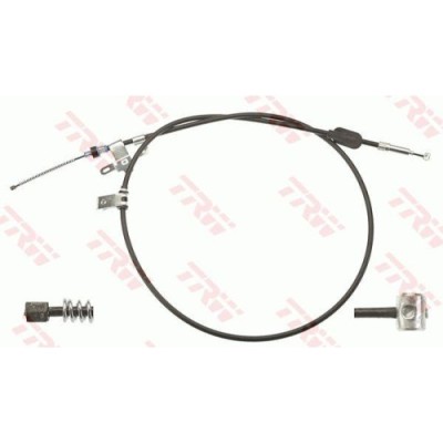Cablu frana mana Toyota Corolla Verso (Zer, Zze12, R1), 03.04-04.09, punte spate, Stanga, pt frana disc, TRW foto