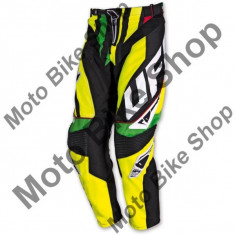 MBS Pantaloni motocross Ufo Plast Century, negru/galben, marime EU 58, Cod Produs: PI04383D58 foto