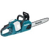 Drujba (fierastrau electric) cu lant pe acumulator Makita DUC355Z,2 X 18 V,lungime lama 35 cm,viteza lant 20 m/s,pas lant 3/8,canelura lant 1.1 mm,far