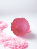Minge din cauciuc cu clopotel pentru caini, 7 cm