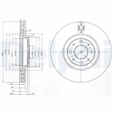 Disc frana Alfa Romeo Mito; Fiat Bravo II, Stilo, Stilo Multi; Lancia Delta III Motor 1.3 MultiJet, 1.3 MultiJet, 1.3 MultiJet, 281x26mm, 43.5 mm,