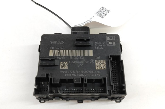 Modul de control ușă st&acirc;nga față SKODA SKODA ENYAQ iV SUV 5AC, 5AZ 2022 OEM: 1EB959593 | 23564104