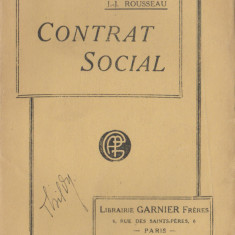 J.J. Rousseau - Contrat social (lb. franceza)