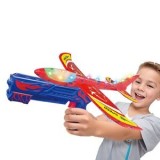 Lansator avion cu LED, 33 cm, roșu și albastru, CMCLASS
