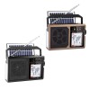 Radio cu panou solar KTF1651, FM/AM/SW, BT/USB/TF, lanterna, 5V