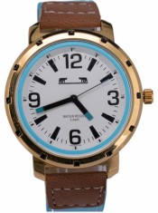 Ceas Barbatesc Matteo Ferari Light Blue Gold Casual VI foto