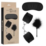 INTENSE - FETISH EROTIC PLAYSET 2 WITH HANDCUFFS, BLIND MASK AND TICKLER, INTENSE FETISH