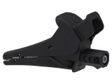 Bornă crocodil 20A neagră cu capacitate prindere max. 25mm 1,5kV