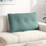 vidaXL Perna pentru spate Verde Mării 80 x 50 cm Țesătură din corduroy 42014728