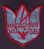 Emblema sportiva brodata Echipa de Popice KOLOZSV&Aacute;RI V.U.S.E. Cluj, anii 40