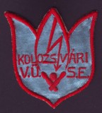 Emblema sportiva brodata Echipa de Popice KOLOZSV&Aacute;RI V.U.S.E. Cluj, anii 40