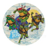 Set 8 farfurii Teenage Mutant Ninja Turtle 18 cm