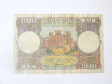 Rara! Maroc 100 Francs 1952,bancnota din imagini la cel mai mic pret
