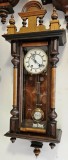 Ceas de perete cu pendula Werner Deponirt 1870
