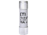 Siguranta fuzibila voltaica 16A CH10X38 gPV 1000V Eti 002625081